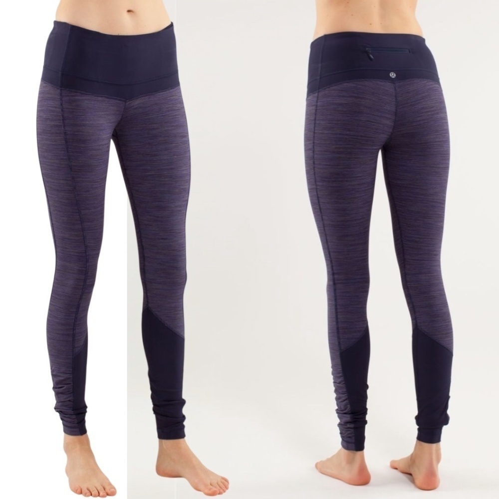 LULULEMON Spirit Tight II Wee Are From Space Deep Indigo Size 4
